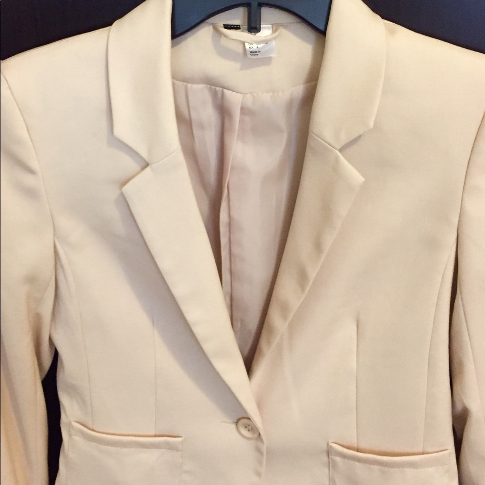 Beige Casual Jacket